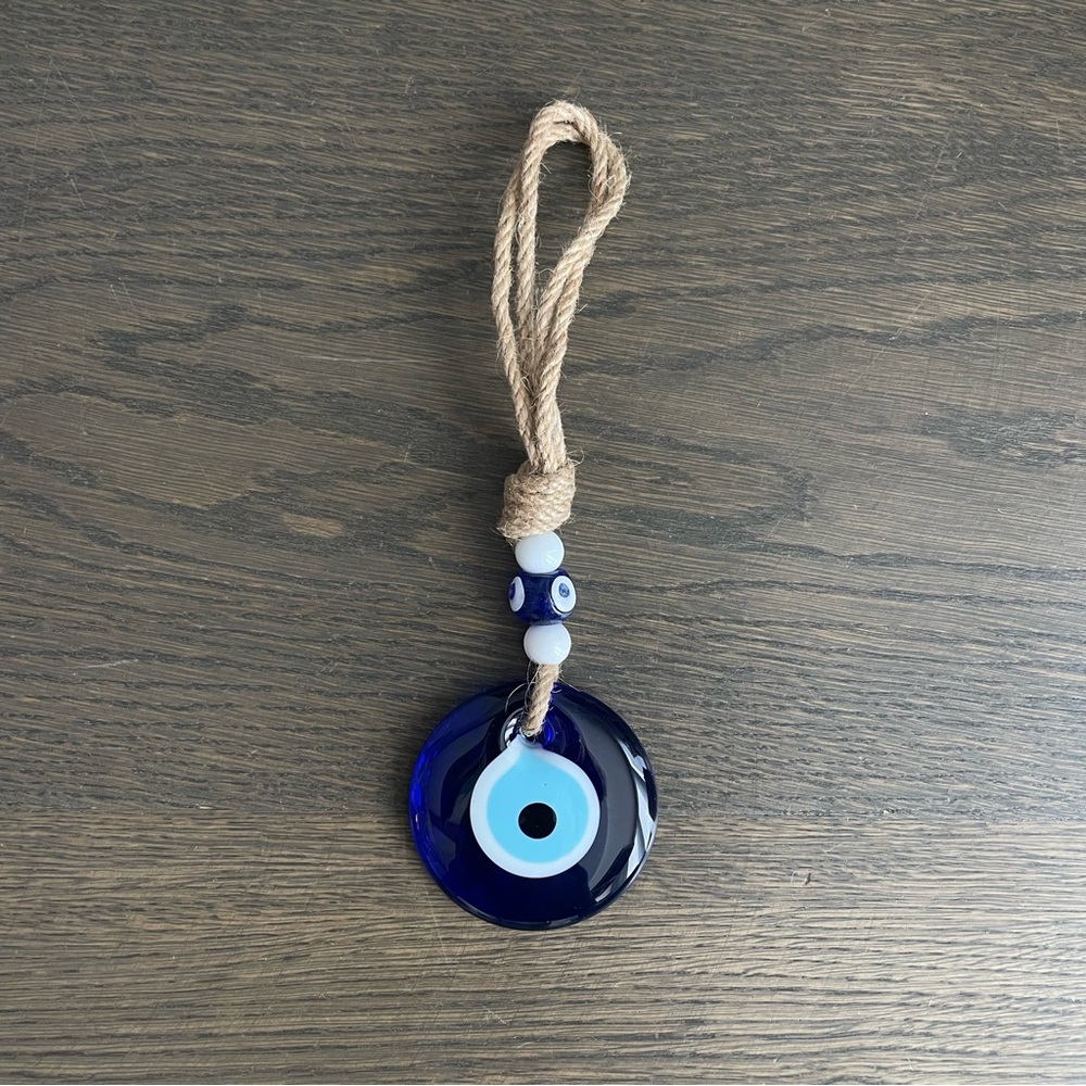 Evil Eye Glass Ornament